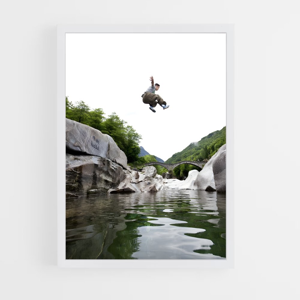 Poster Red bull motion – affiche Parkour et freerun (vue 3)
